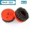 4inch 110mm/M16 Circular Abrasive Nylon Brush Stone Polish Granite Marble Clean Workshop Equipment Power Tool Grinder Wheel