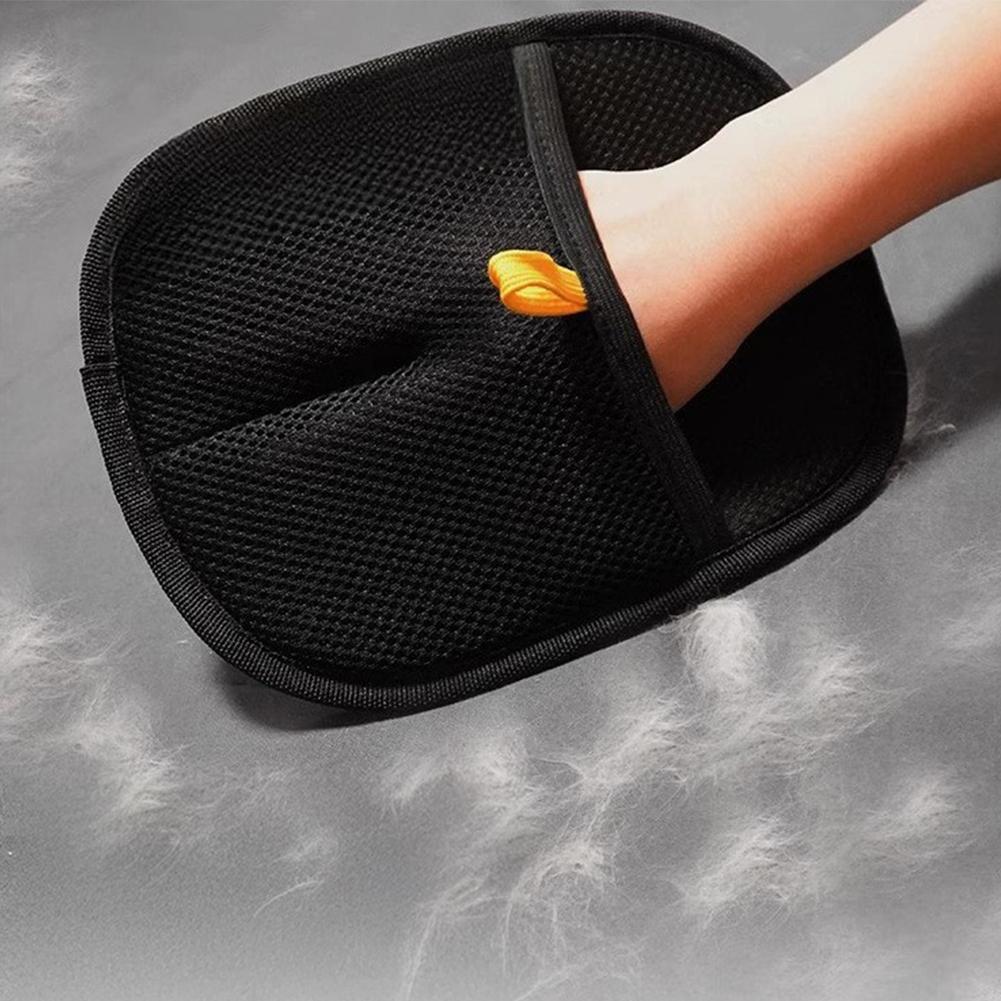 Pet Hair Remover Brush Kitten Hair Remover Gloves Deshedding Brush Glove for Dog Cat Double-Sided Fur Hair Cleaning for Carpet