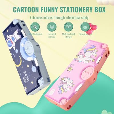 Kawaii Bleistiftetuis, multifunktional, süße Stiftbox, Schulanfang, Bürobedarf für Mädchen, japanisch-koreanische Aufbewahrungstasche, Schreibwaren