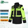 High-Visibility Reflective Winter Duty Rain Jacket