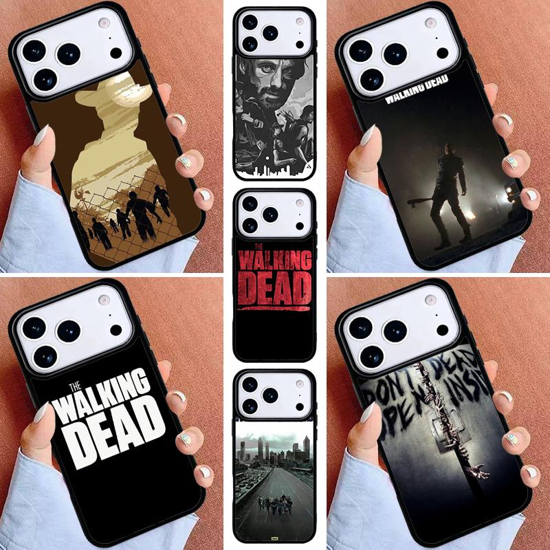 The Walking Dead soft Phone Case for iPhone 17ProMax 12 13 14 15 16e 17 Pro Max Plus Air Cover