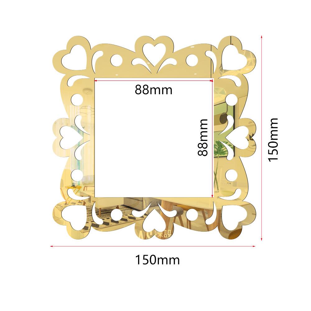 Acrylic Switch Mirror Wall Sticker for Living Room & Bedroom Decor