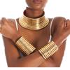 African Inspired Fashion Leather Cuff Bracelet With Adjustable Clasp For Boho Style Accessories