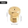 5PCS Gas Injectors Burner Gas Conversion Kit 0.73, 0.73, 0.73, 0.73, 0.97 Nozzle Sizes 0.73, 0.97 Compatible With Most Cooktops