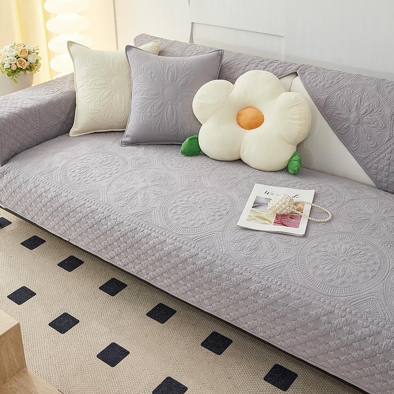Cotton Sofa Cushion Four Seasons General Anti-slip Cotton Cushion New Simple Sofa Cover Cover Cloth Towel.
