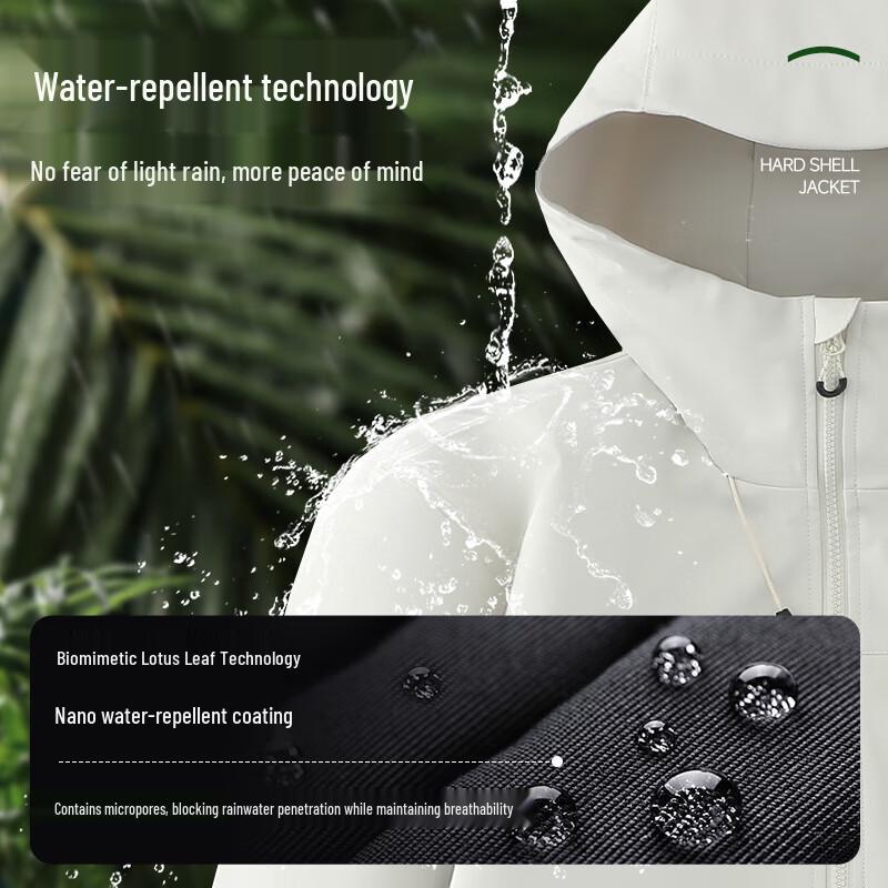 MINISO Men's Autumn Outdoor Triple-Protection Hooded Jacket