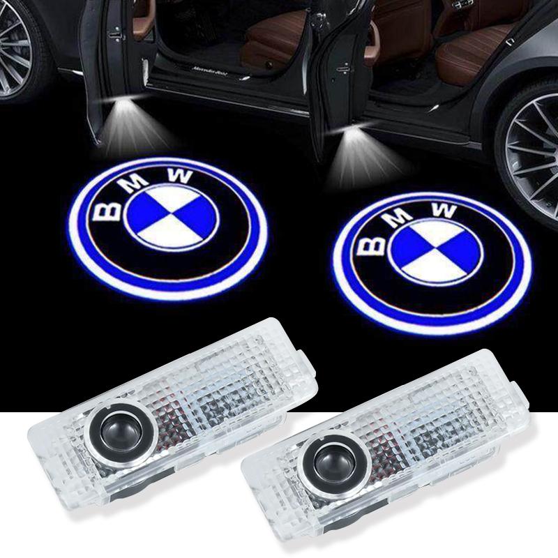 For BMW M 2026 New 2Pcs LED Door Logo Welcome Projector Light & Car Stickers Auto Parts Fit BMW M G80 G06 G07 G42 G14 G15 G16 F82 F20 Vehicle Decor y5