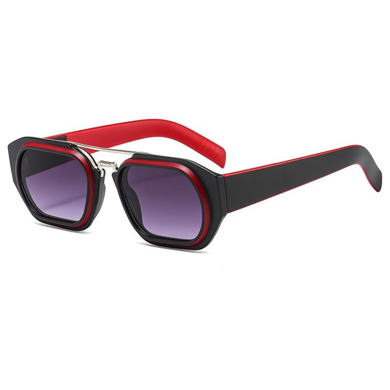 

New Square Sunglasses Women Vintage Luxury Shades Men Gafas De Sol Brand Sun Glasses UV400 Eyewear Oculos as picture красный