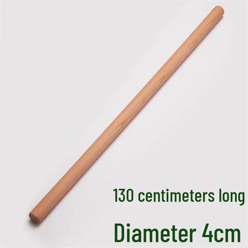 Extra Long Solid Wood Rolling Pin & Glass Kneading Mat Set