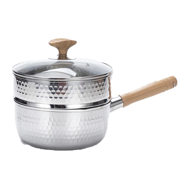 Kanda 18cm Stainless Steel Yukihira Pot with Steamer