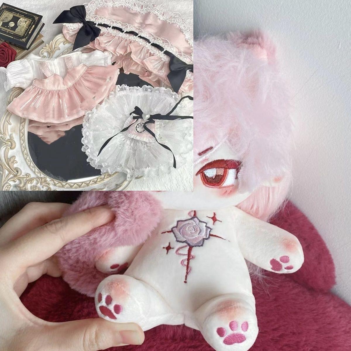 20cm Diabolik Lovers Sakamaki Subaru Anime Figuren Pluche Cosplay Aankleed Katoenen Pop Slaap Speelgoed Voor Kinderen Verjaardagscadeaus with Skeleton