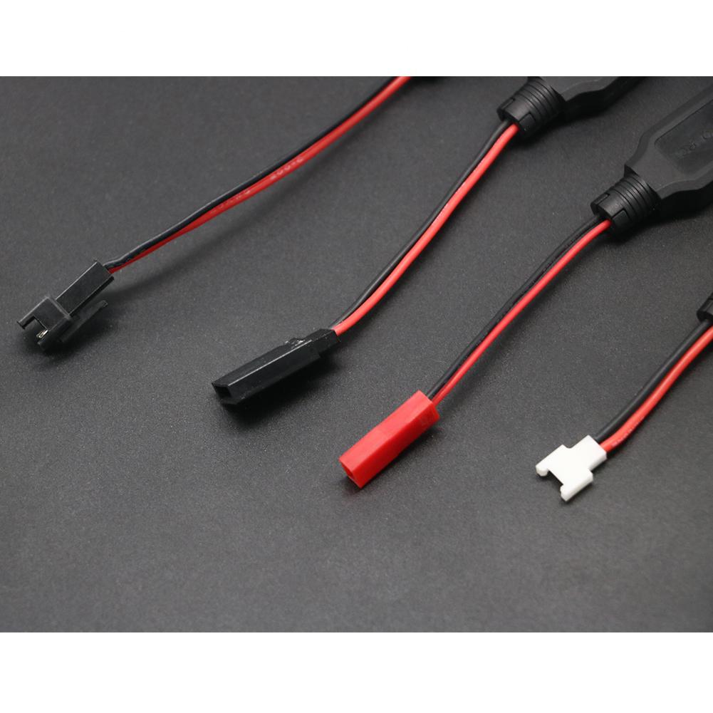 Kabel ładujący USB 3,7V do baterii litowej RC USB na wtyczkę JST / SM / Futaba do drona quadkoptera 3Rc