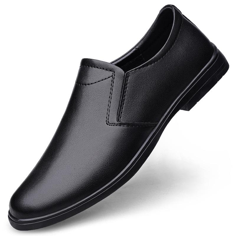 Men s Plus Size Genuine Leather Loafers, Breathable Soft Sole, Casual British Style, Available in Sizes 36-46 46