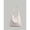 Korean-style ins large-capacity casual fashion simple tote bag for daily leisure, versatile for work and commuting, single-shoulder tote bag