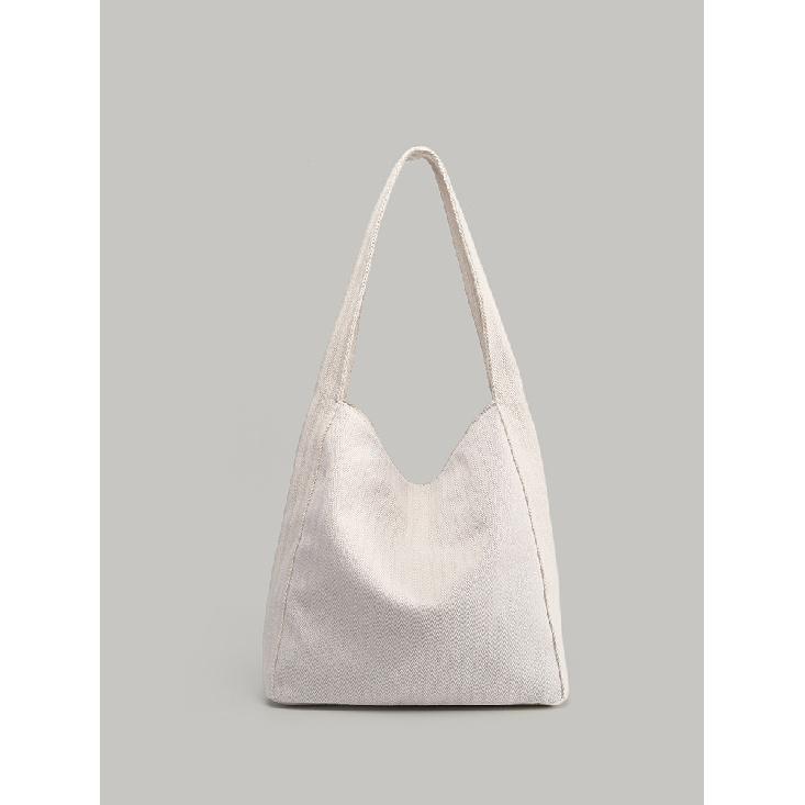 Korean-style ins large-capacity casual fashion simple tote bag for daily leisure, versatile for work and commuting, single-shoulder tote bag
