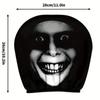 2pcs Face Printed Car Pillowcase Soft Comfortable Decorative Cushion Cover Auto Seat Headrest Washable Polyester Fabric