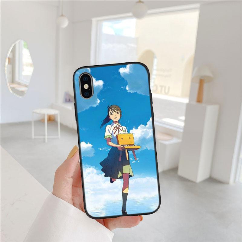 HK68 Suzume Soft Shell Phone Case for iPhone SE X XS XR 16E 17 11 Pro Max 8 7 6 6s Plus Air