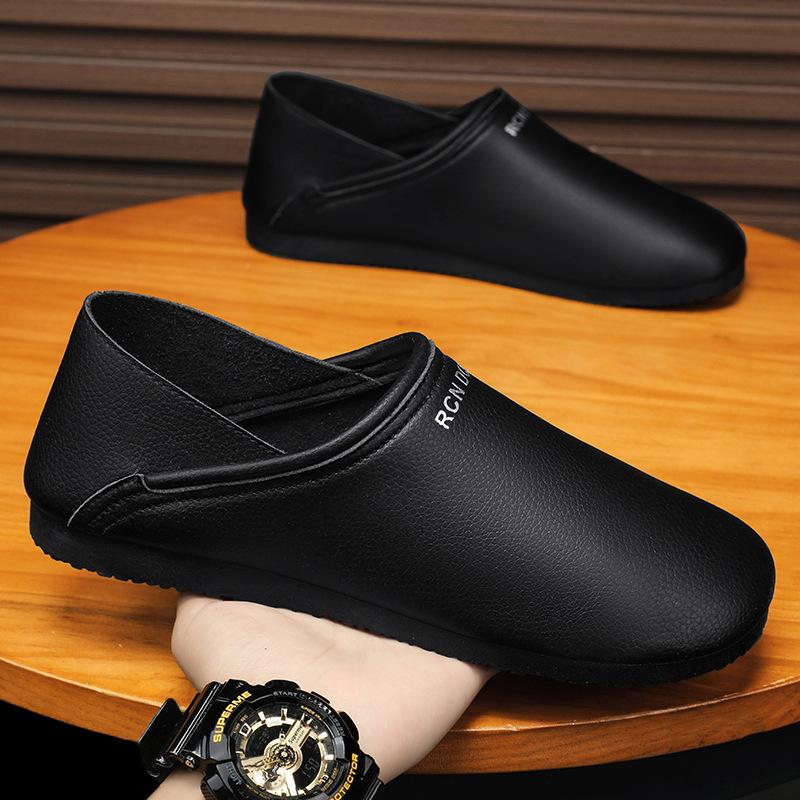 

Летняя корейская версия 2024 года однопедальных кроссовок с мягкой подошвой для вождения, повседневная обувь для мужчин, обувь Doudou, универсальная модная мужская обувь 39