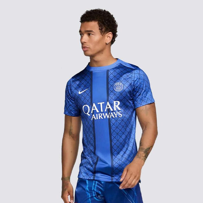 New Nike Paris Saint Germain Academy Pro Home Men's Nike Dri FIT Soccer Pre Match Short Sleeve Top HJ7150-406