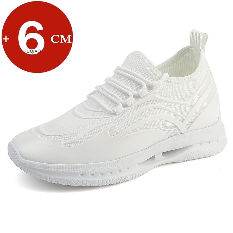 New Casual Sneakers Men Elevator Shoes Sports Shoes With Hidden Heels 6CM Heightening Shoes Man Daily Life Footwear