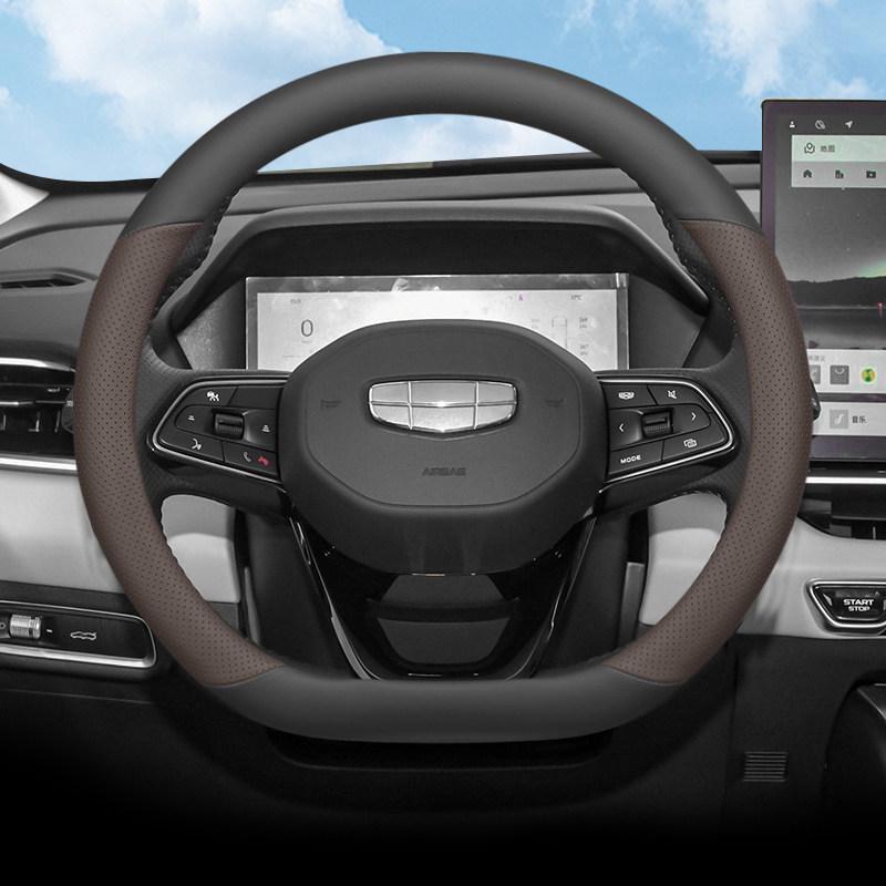 2025 Geely Binyue L Steering Wheel Cover: Ultra-thin, Anti-slip, Anti-sweat, All-season, Universal Fit