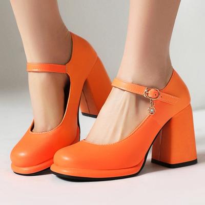 Μοντέρνα Ψηλοτάκουνα Mary Janes Παπούτσια Γυναικεία Γόβα Κομψά Πράσινα Μαύρα Λευκά Γυναικεία Παπούτσια με Τακούνι για Πάρτι Γραφείο Γάμο Μεγάλο Μέγεθος 45