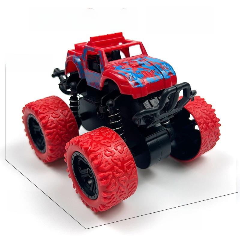

Four Drive Wheel Inertia Stunt Off Road Vehicle Model Child Toy Car Gift Holiday красный
