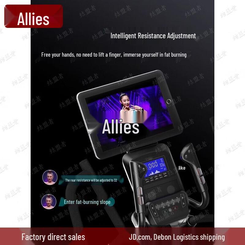 Ally E7-PRO Elliptical Trainer & Climber CN plug (adapter included)