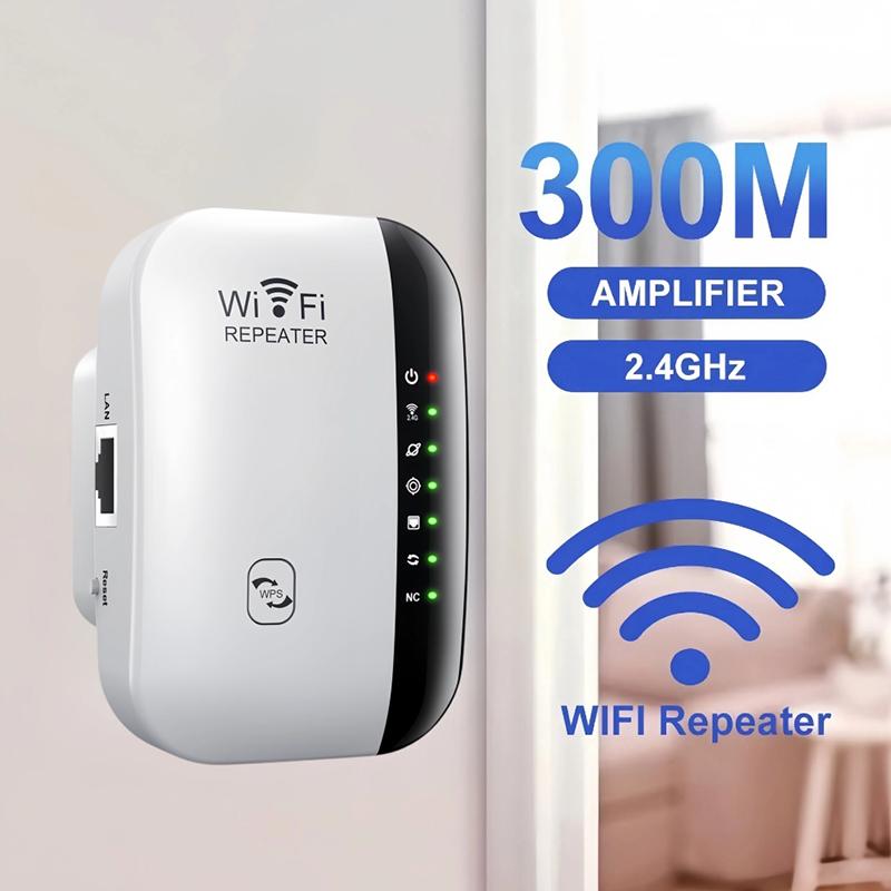 300Mbps Wireless Wifi Repeater 2.4G Router Wifi Range Extender Wi-Fi Signal Amplifier 802.11N Network Card Adapter For Pc