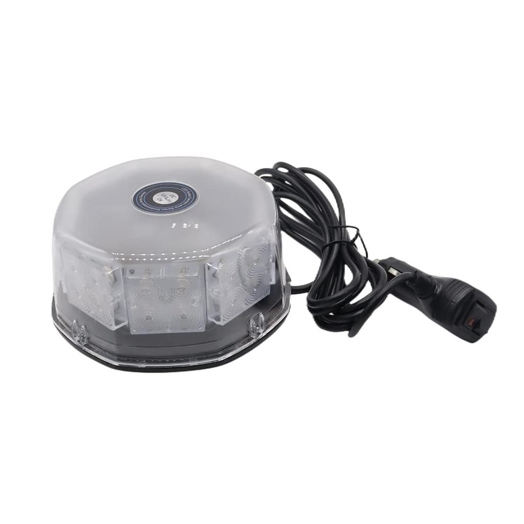 SZYUMO 32 LED Round Car Truck Emergency Flashing Light Police LED Warning Strobe