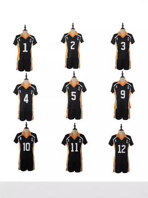 Haikyuu Liceum Karasuno Koszulka Cosplay Mundurek Siatkarski