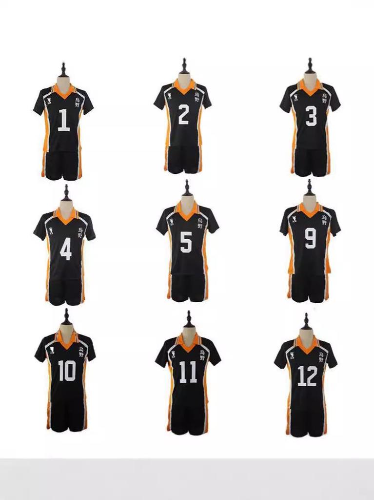 Haikyuu Karasuno High School Volleyball Uniform Cosplay Jersey
