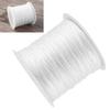 100M x 0.8mm Nylon Chinesischer Knoten Kordel Rattenschwanz Makramee Shamballa Faden Schnur Weiß