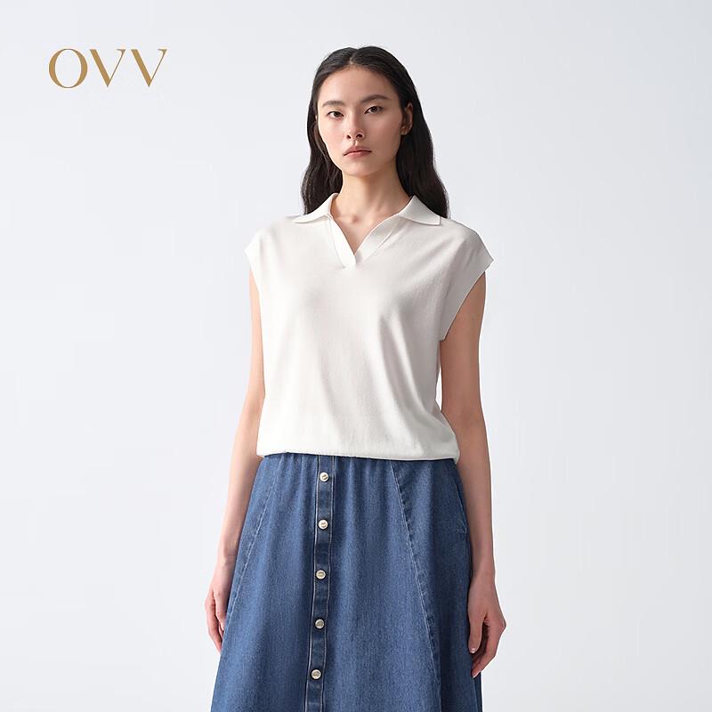 OVV Women s Polo Knit Sleeveless Vest M