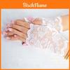 Elegant Women Evening Bridal Wedding Party Lace Fingerless Gloves Mittens