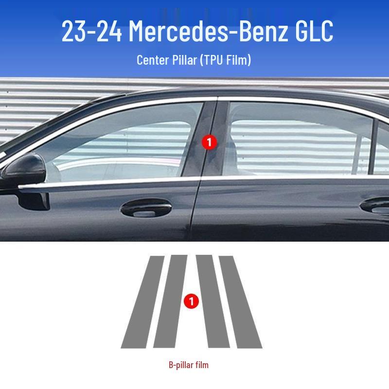 TPU Soft Film Screen Protector for 2025 Mercedes-Benz GLC300 - Center Console & Navigation