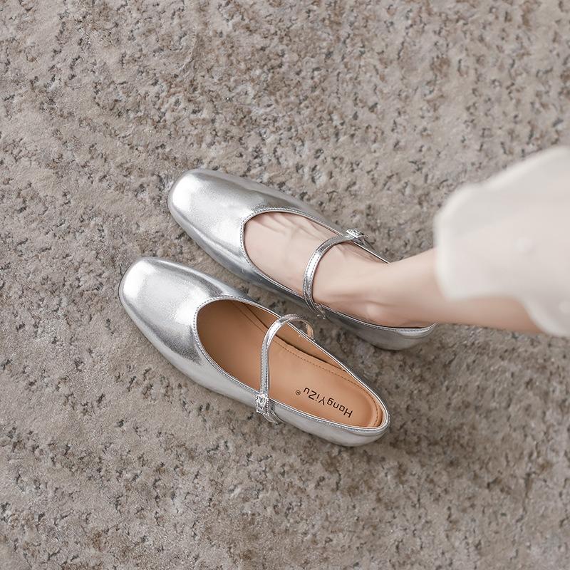 Sapatos Solados Mary Jane Sapatos Rasos Sapatos Sola Macia