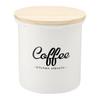 Toyohoro Lilly White Enamel Canister Coffee Size: Approx. W10.8 D10.8 H11.1 LW-213