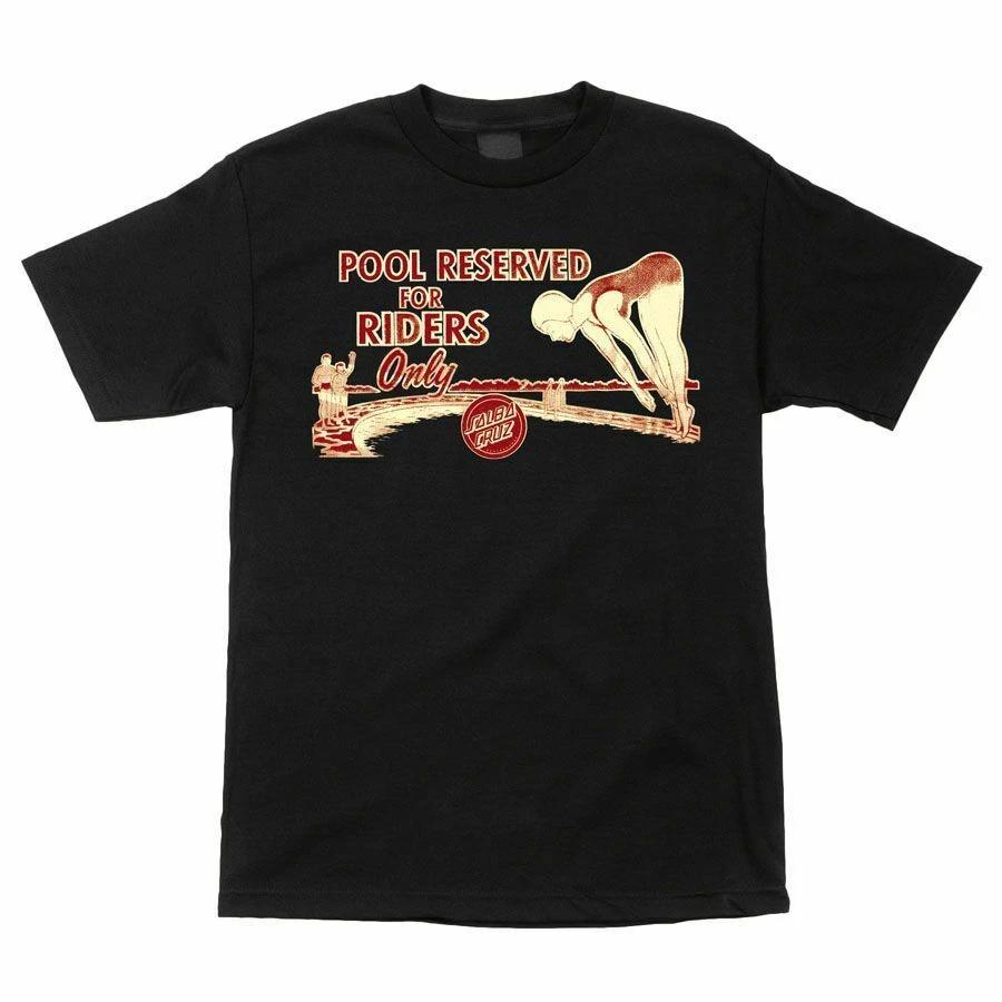 Santa Cruz Steve Alba SALBA RIDERS ONLY Skateboard T Shirt BLACK S