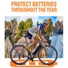 E-Bicycle Lithium Battery Cover Bike Frame Anti Cold Dustproof Waterproof Protection Protective Cover Bicycle Accessories