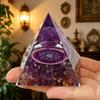 Crystal Ball Resin Crystal Pyramid Ornament Resin Handicraft Home Decoration Ornament