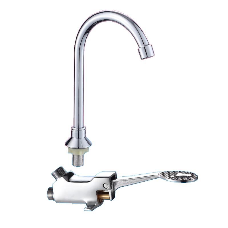 Foot-Operated Hand Washing Faucet