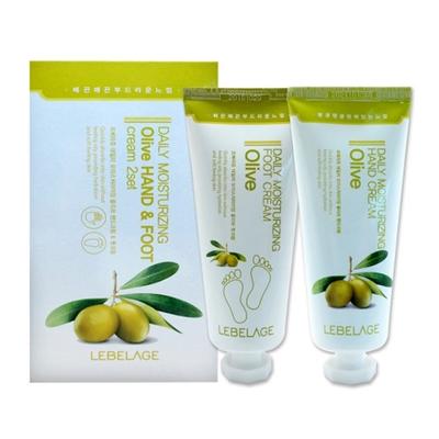 Täglich feuchtigkeitsspendende Oliven-Handcreme und Fußcreme im Set (3 Optionen)