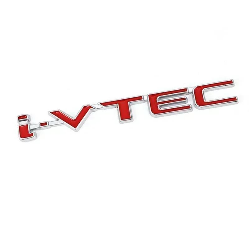 For Honda City CB400 CB750 I-VTEC VFR800 Civic Accord Odyssey CRV SUV Spirior 3D Metal Car Sticker VTEC Logo Emblem Badge Decals