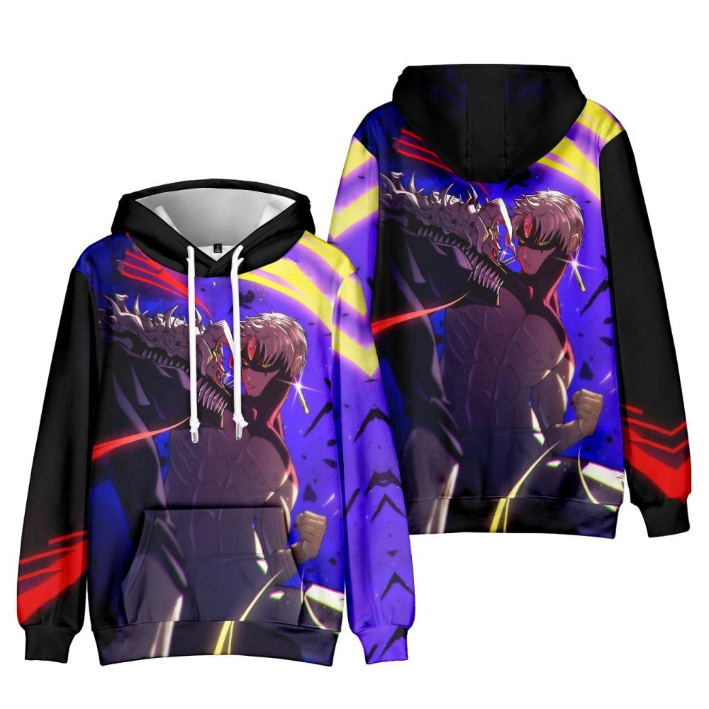 DAN DA DAN Anime Unisex Hoodie Streetwear Hooded Sweatshirt Men Women Cosplay Sports XXS фиолетовый 1990₽