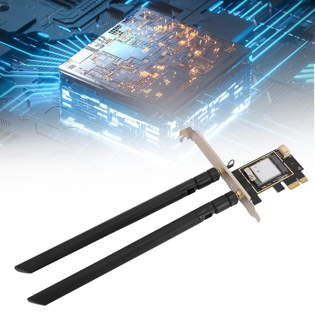 MT7925 Network Card, 5400Mbps 5G 6G Tri-Band 5.3 Supports MU MIMO PCIEx1 Network Card Adapter, 10 11, for Linux