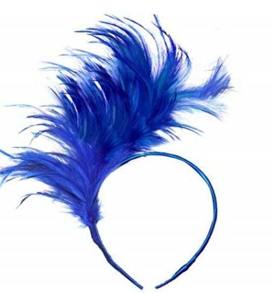 Halloween Colorful Feather Headdress Headband