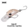 Kingdom Mikro Crank Minnow Rybářská Návnada 1.5g/25mm 3.2g/32mm Plovoucí Tvrdá Návnada ABS Rybářské Potřeby Umělé Tvrdé Návnady Crankbaity Potřeby Wobblery