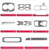 Honda 06-11 Civic Carbon Fiber Interior Window Button Panel Sticker