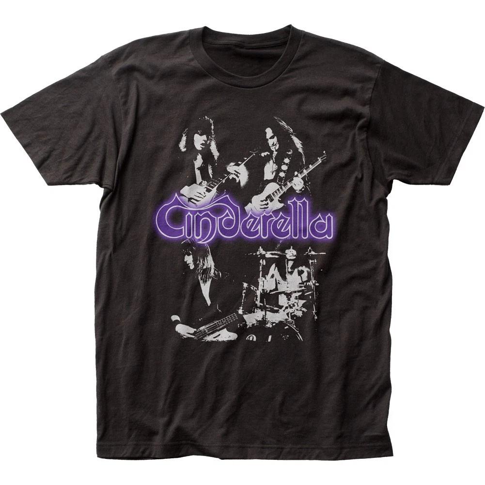 

Cinderella Group Mens T Shirt Music Classic Concert Rock Band Tee New Black M